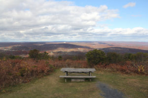 Big Pocono State Park from the top.