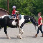 Pony Rides for Small Children at Mountain Creek Riding Stable
